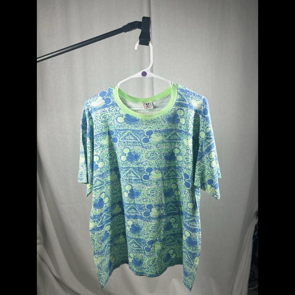 VTG 1990s Mickey Mouse All Over Print T-Shirt